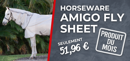     Horseware – Amigo Integrated Fly Sheet - Silver/Titanium Grey/Silver, 145