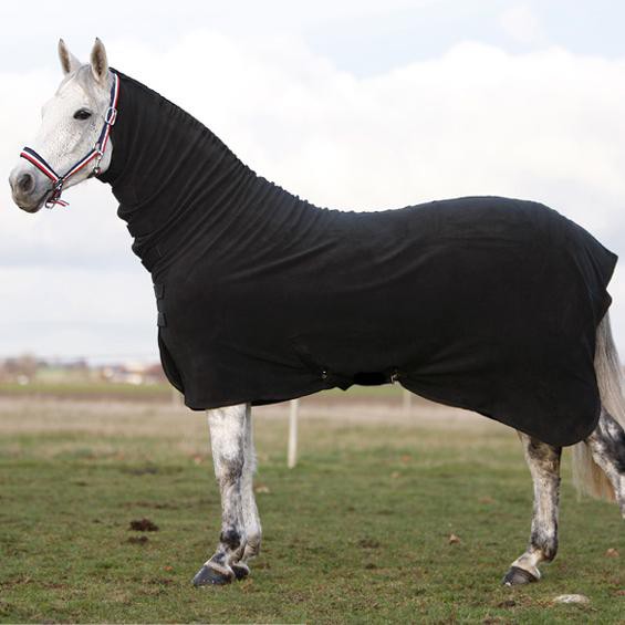 Couverture Pour Cheval Back On Track Obsidian Avec Couvre-cou - 150g, Rembourrage Garrot, Welltex