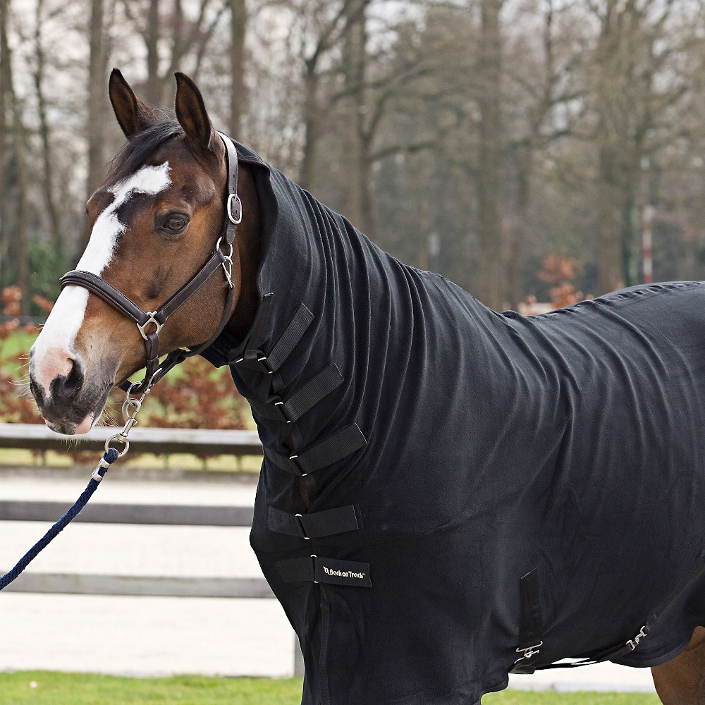 CATAGO Couverture Cheval Fir-Tech Guérison - Noir - 135 CM Plafond Pferdebedarf