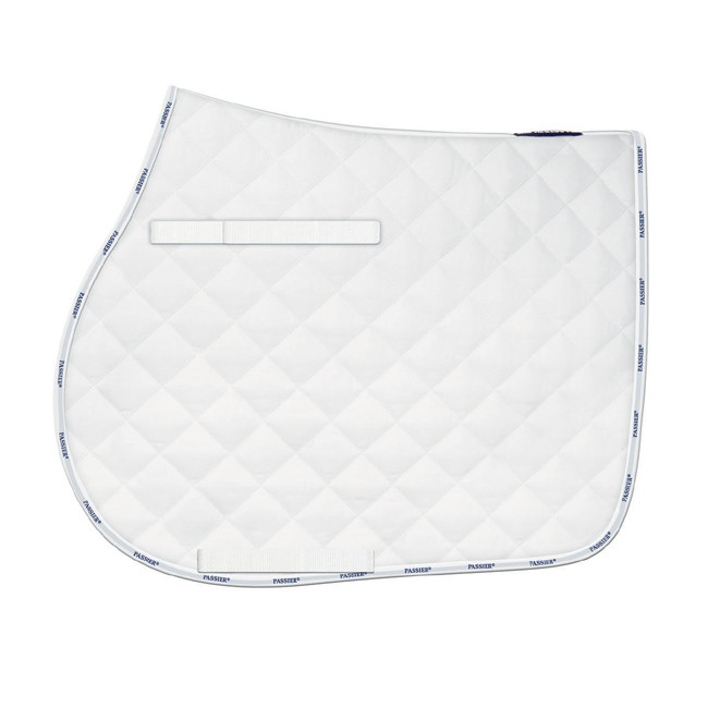 Tapis De Selle PS Of SWEDEN – Saut, Rayures Blanc Complet, Neuf
