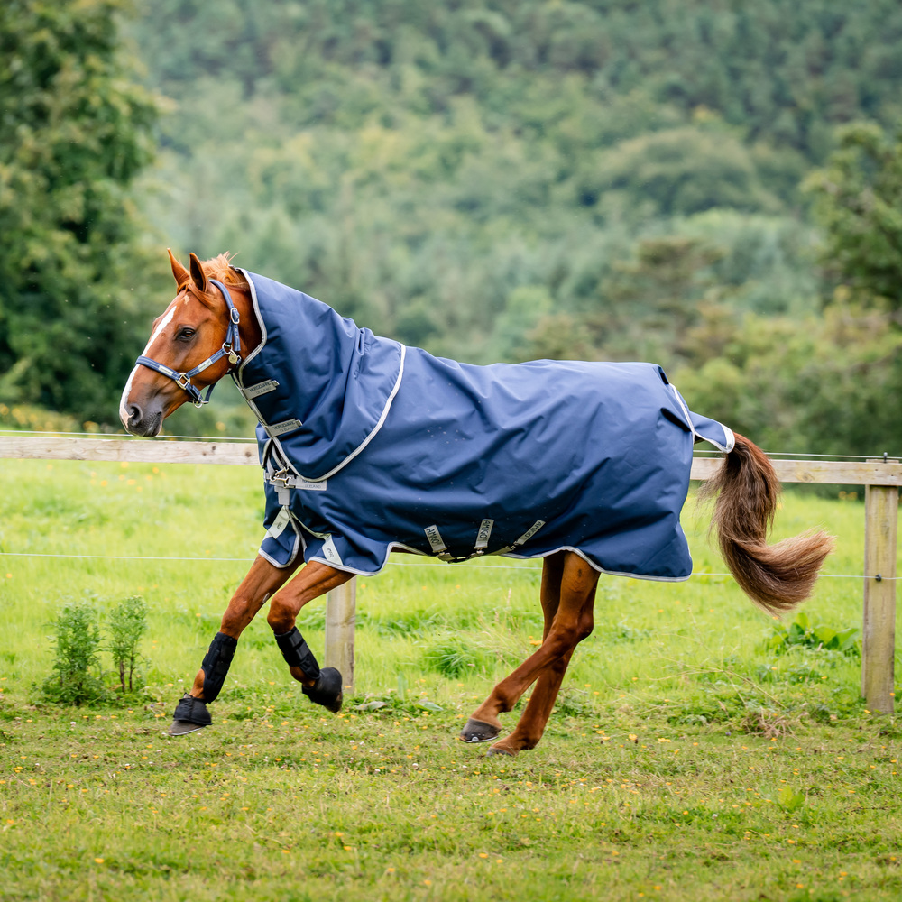 Couverture De Pluie Horseware Amigo Bravo Pour Cheval - Extérieur 50g, Doublures 100g Et 300g Incluses, Imperméable, Respirante