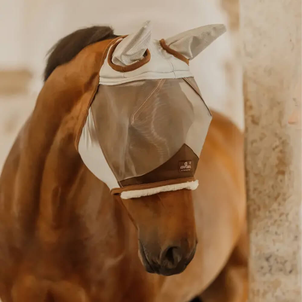 Masque Anti-mouches Pour Chevaux Harrison Howard - Protection Oreilles