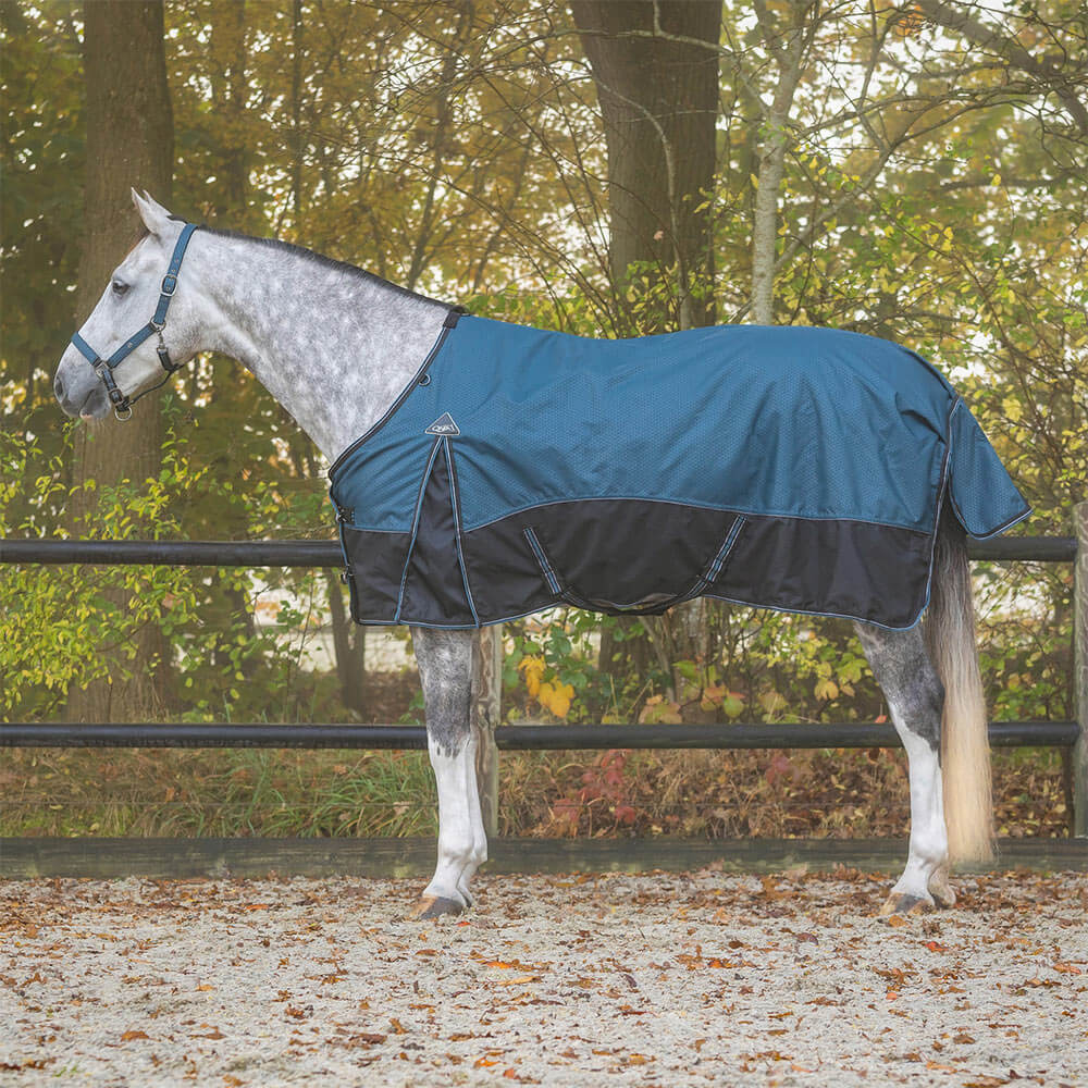 Couverture Anti-mouches QHP Avec Cou Et Capuche - Neuve, Protection Complète Pour Cheval
