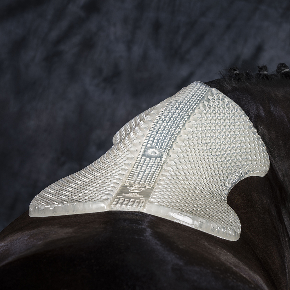 Acavallo Gel Pad - surélevé à l'avant - transparent au meilleur prix