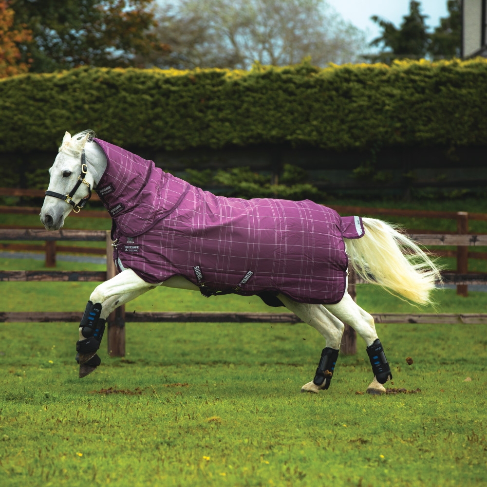 Tapis D'écurie Moyen Horseware Rhino Pony Plus 250g - Taille 2'9" - Neuf - Couleur Berry