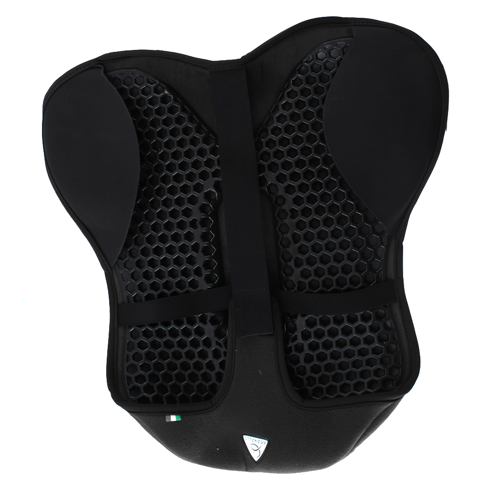 Coussin De Selle Gel Acavallo - Massant - Noir - Confort Cheval - Tapis Amortisseur