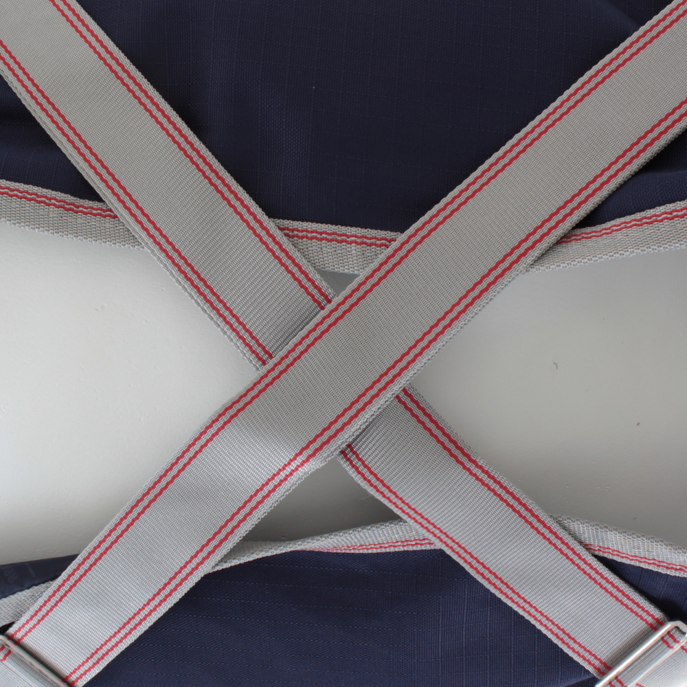 Couverture Cheval WeatherBeeta ComFITec Essential – Lourde – Col Combo – Marine/Argent