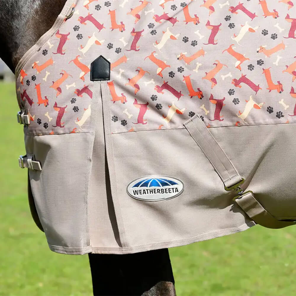 Weatherbeeta Comfitec Essential Combo Couvre-cou pour cheval , Navy/Silver/Red, ft 0 cm